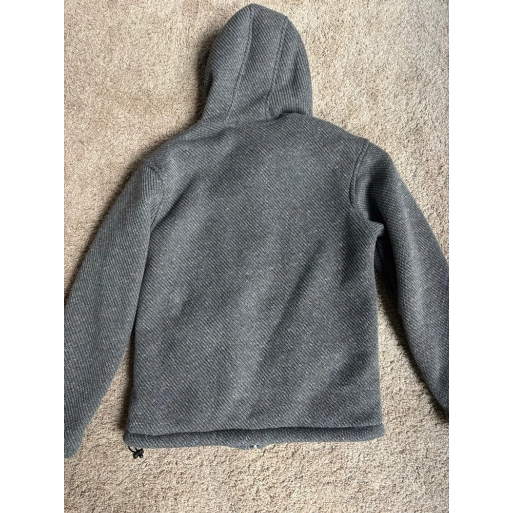Men's New Balance Gray Performance Jacket S with Black Accents